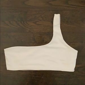 One shoulder bathing suit top